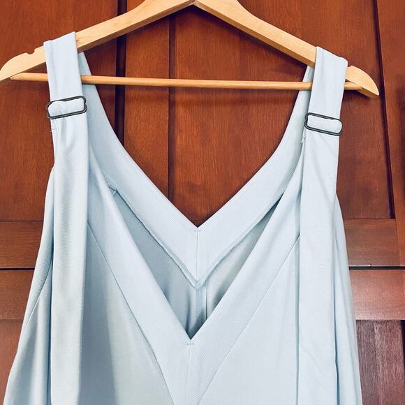 Free People Movement Seven Stars Onesie Wide Leg Boardwalk Blue Size Small NEW - Picture 9 of 12